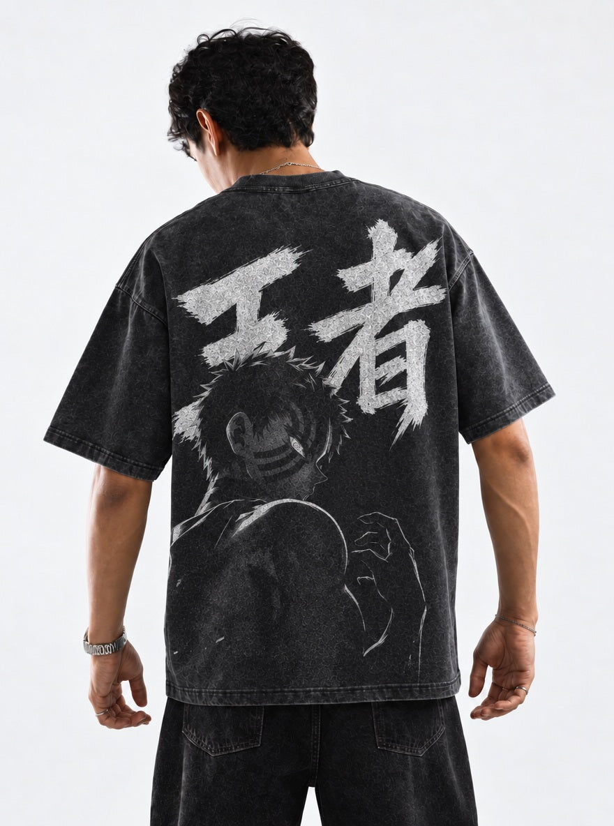 Akaza King – T-Shirt – model shot | Demon Slayer