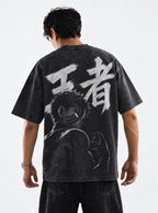 Akaza King – T-Shirt – model shot | Demon Slayer
