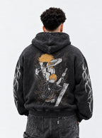 Ichigo vs Hollow – Hoodie – model shot | Bleach