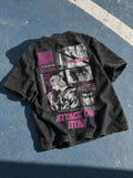 Eren Yeager Panels – T-Shirt – flat-lay | Attack on Titan