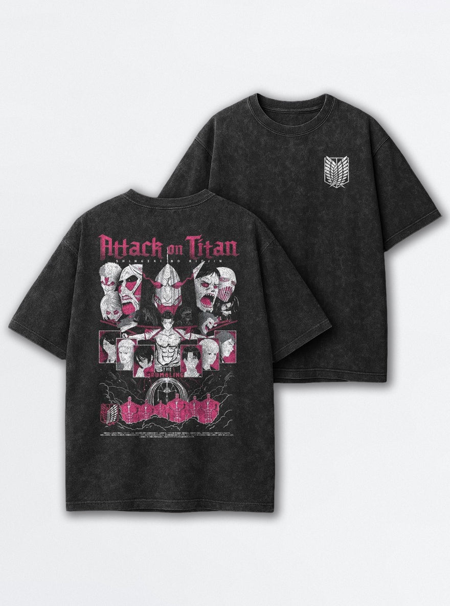 The Rumbling – T-Shirt – mockup | Attack on Titan