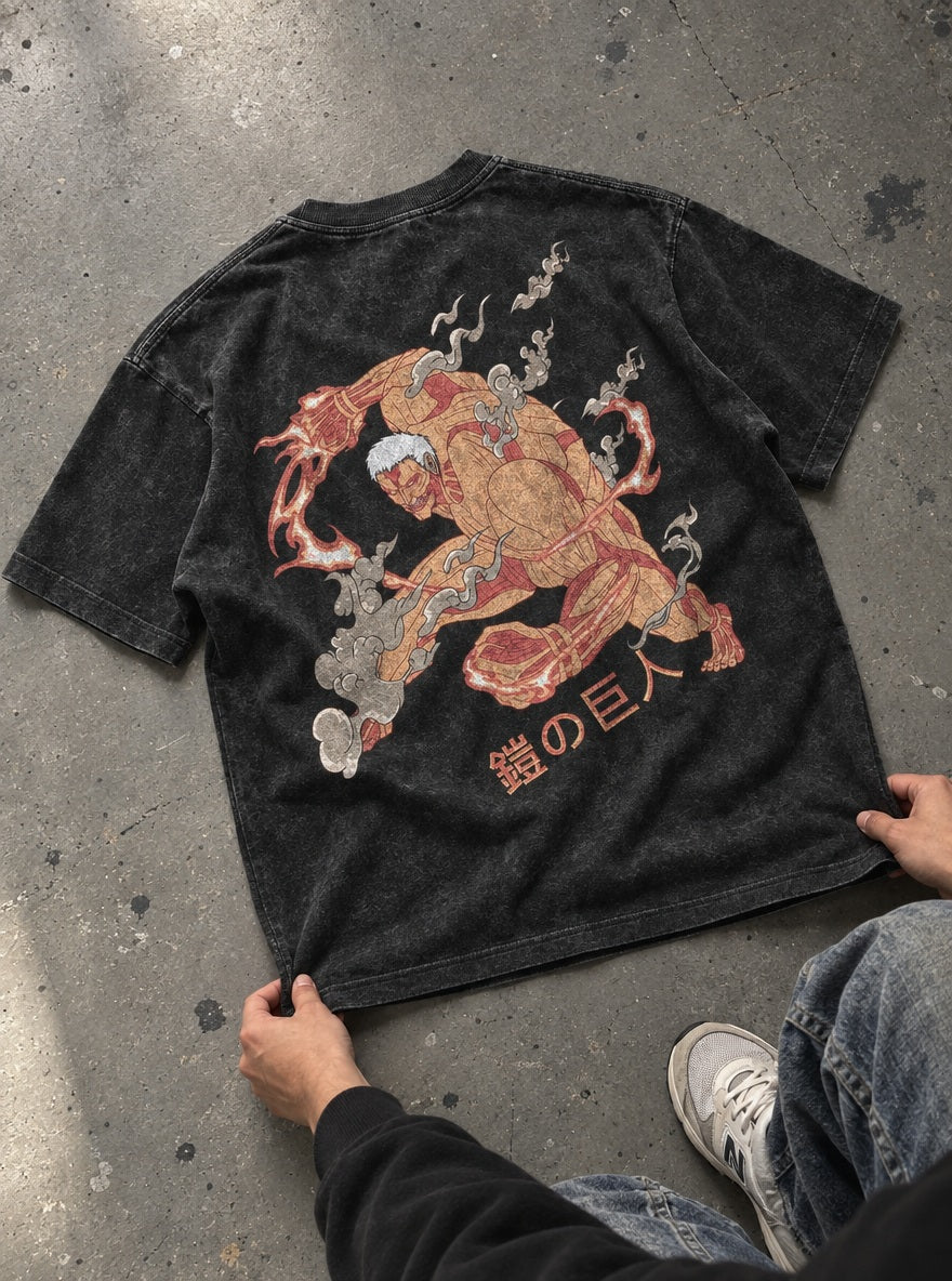 Armored Titan – T-Shirt – flat-lay | Attack on Titan