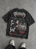 Guts Manga Collage – T-Shirt – flat-lay | Berserk