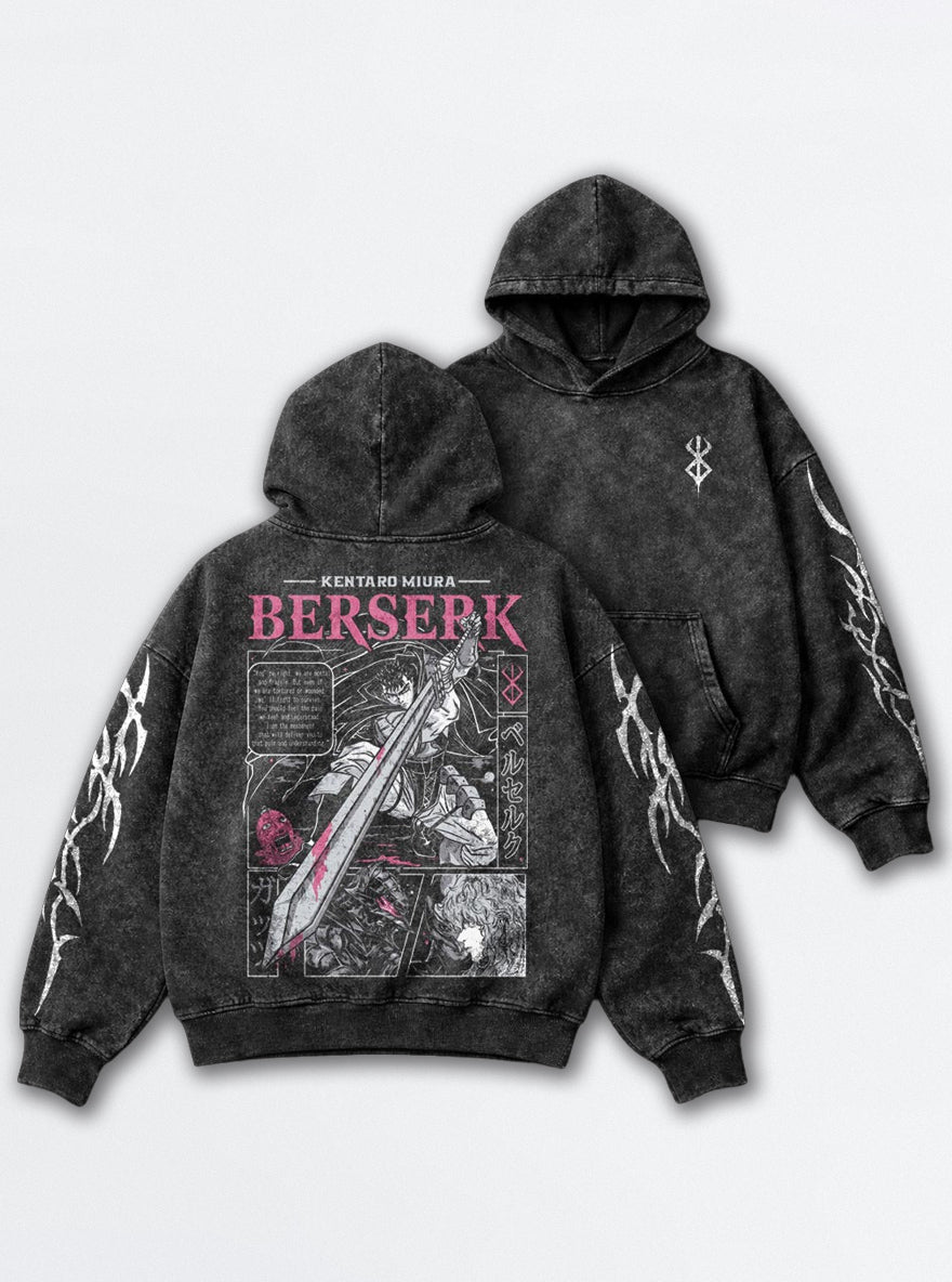 Pink Panel Guts – Hoodie – mockup | Berserk