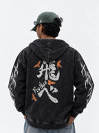 Fly High Brush – Hoodie – model shot | Haikyuu