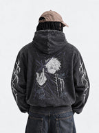 Gojo Infinite Void – Hoodie – model shot | Jujutsu Kaisen