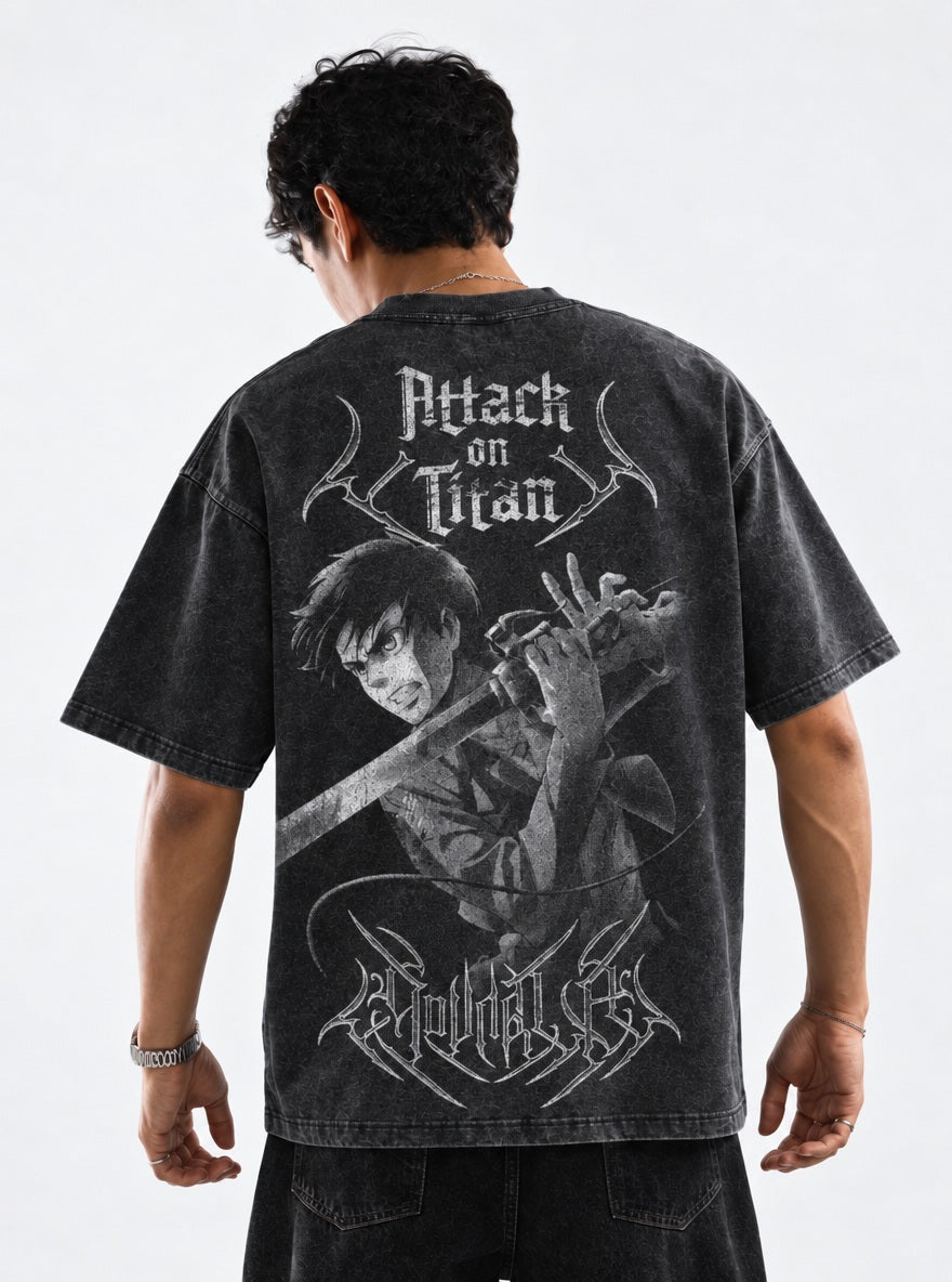Eren Blade – T-Shirt – model shot | Attack on Titan