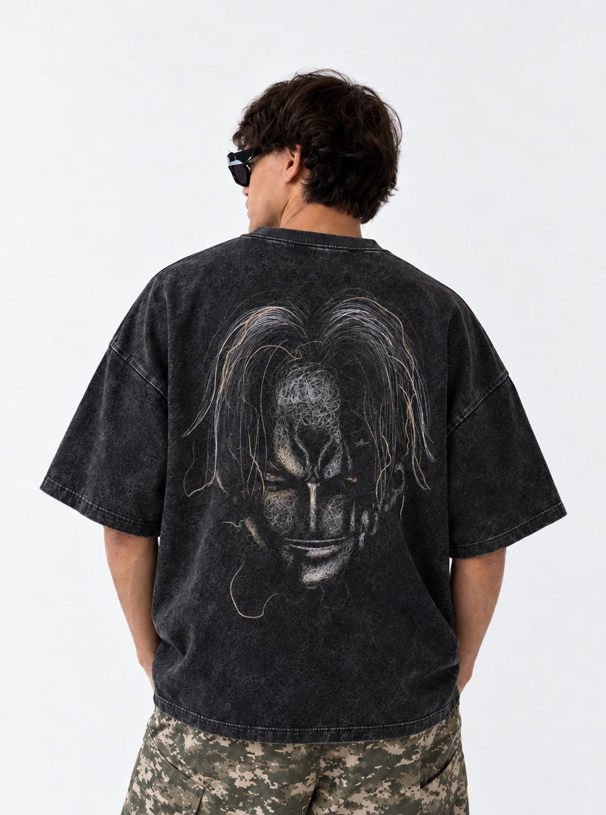 Shanks Sketch – T-Shirt – model shot | One Piece
