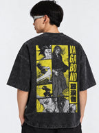 Musashi Yellow Panels – T-Shirt – model shot | Vagabond