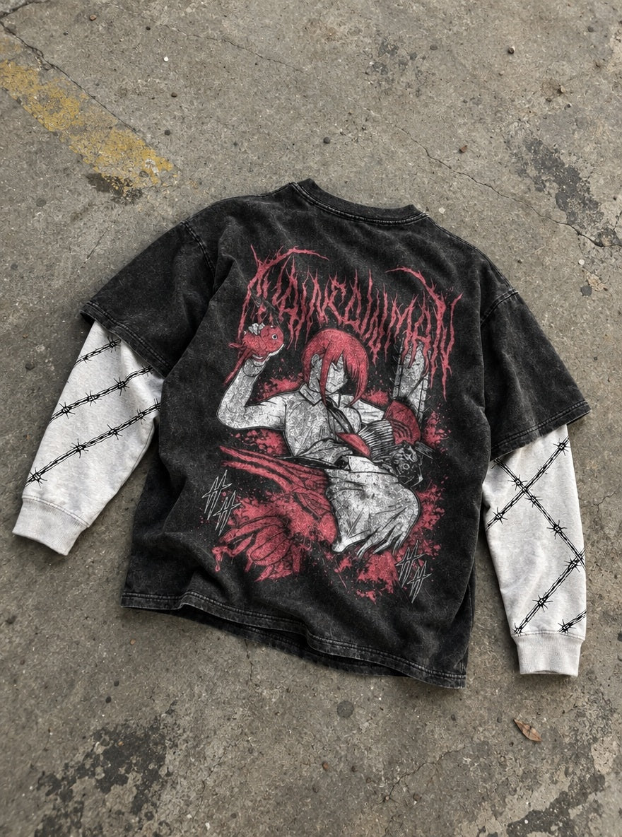 Makima's Prize – Double Sleeves – flat-lay | Chainsaw Man