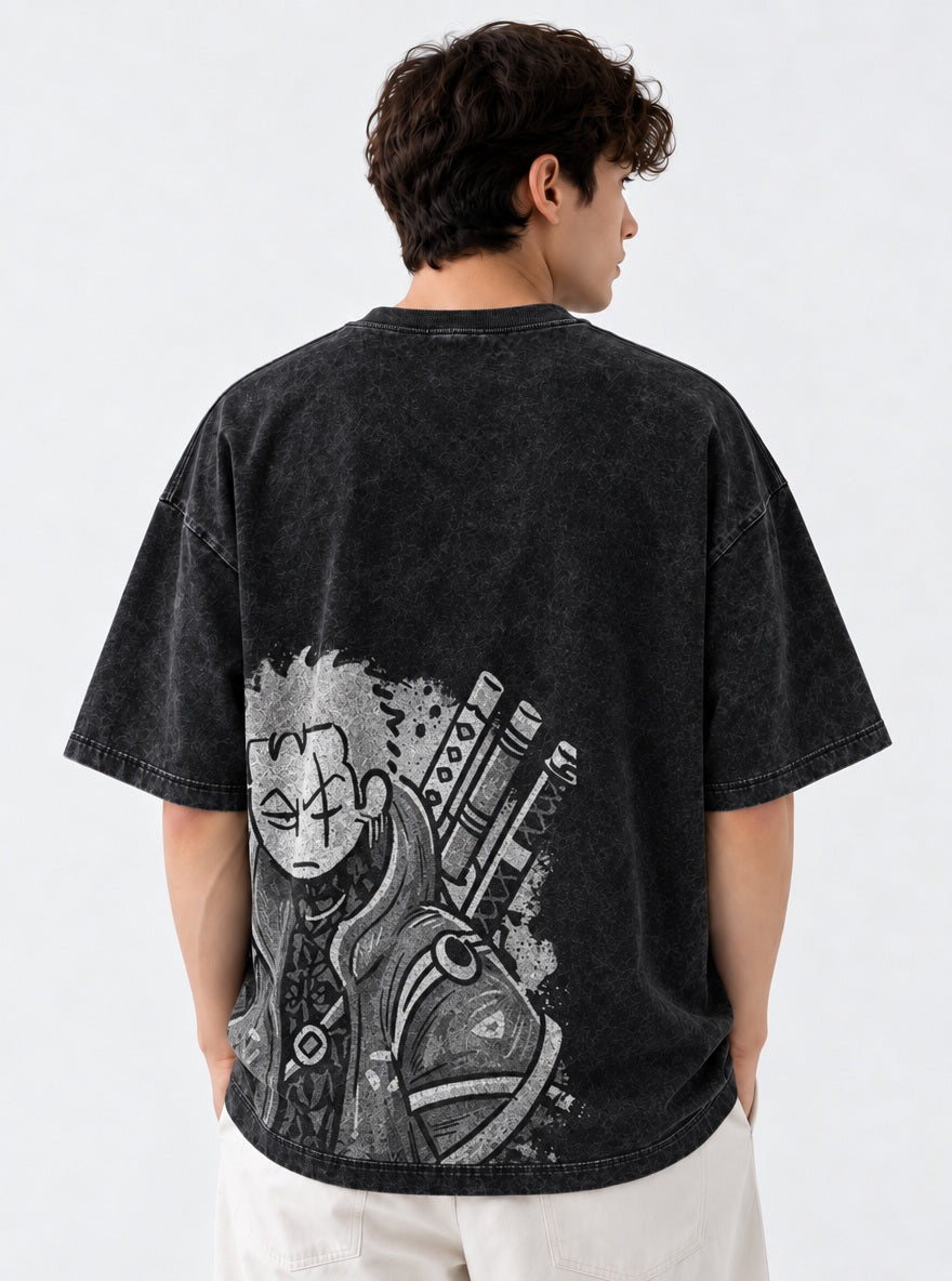 Chibi Zoro – T-Shirt – model shot | One Piece