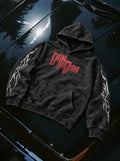 Red Title Logo – Hoodie – flat-lay | Dandadan