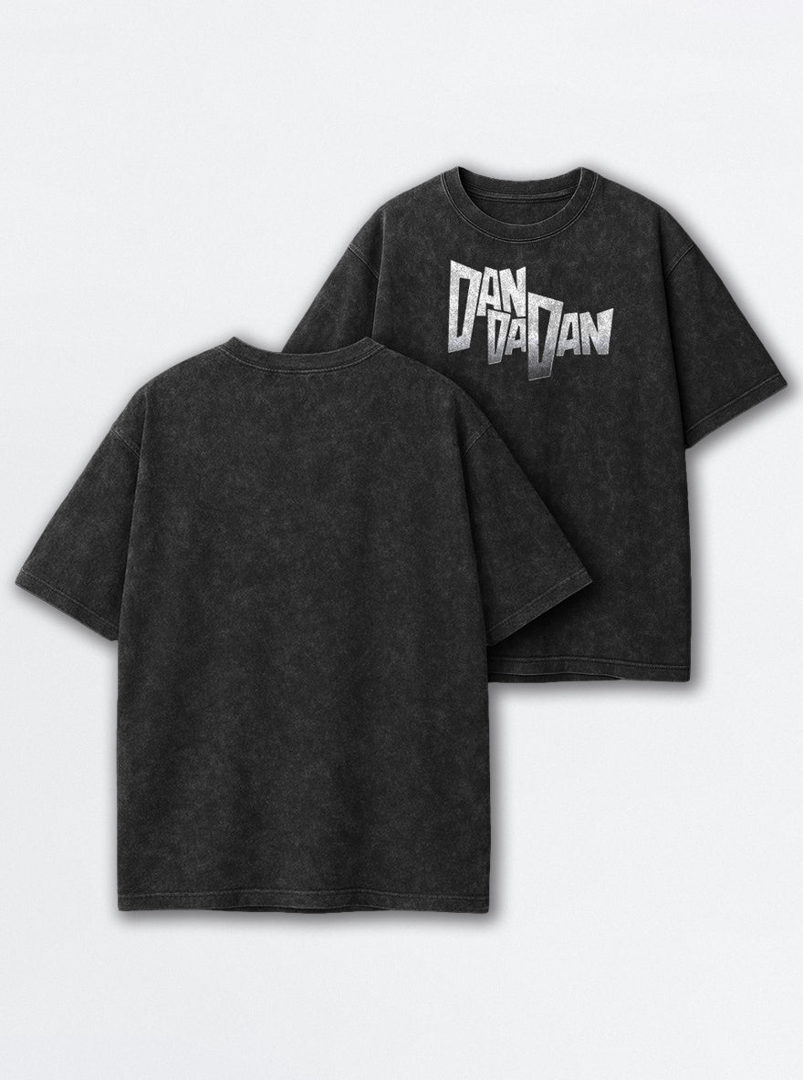 White Title Logo – T-Shirt – mockup | Dandadan