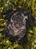 Boar Head – T-Shirt – flat-lay | Demon Slayer
