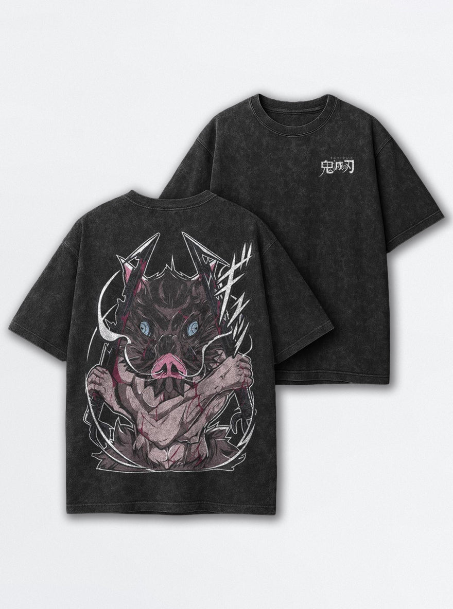 Boar Head – T-Shirt – mockup | Demon Slayer