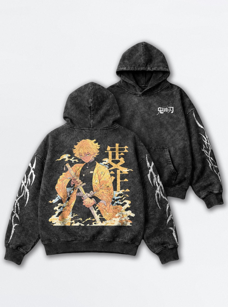 Thunderclap – Hoodie – mockup | Demon Slayer
