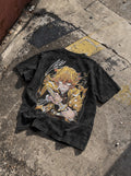 Zenitsu Fury – T-Shirt – flat-lay | Demon Slayer