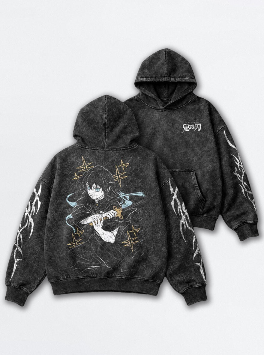 Muichiro Blade – Hoodie – mockup | Demon Slayer