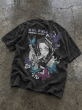 Shinobu Butterfly – T-Shirt – flat-lay | Demon Slayer