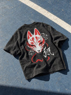 Slayer Mask – T-Shirt – flat-lay | Demon Slayer