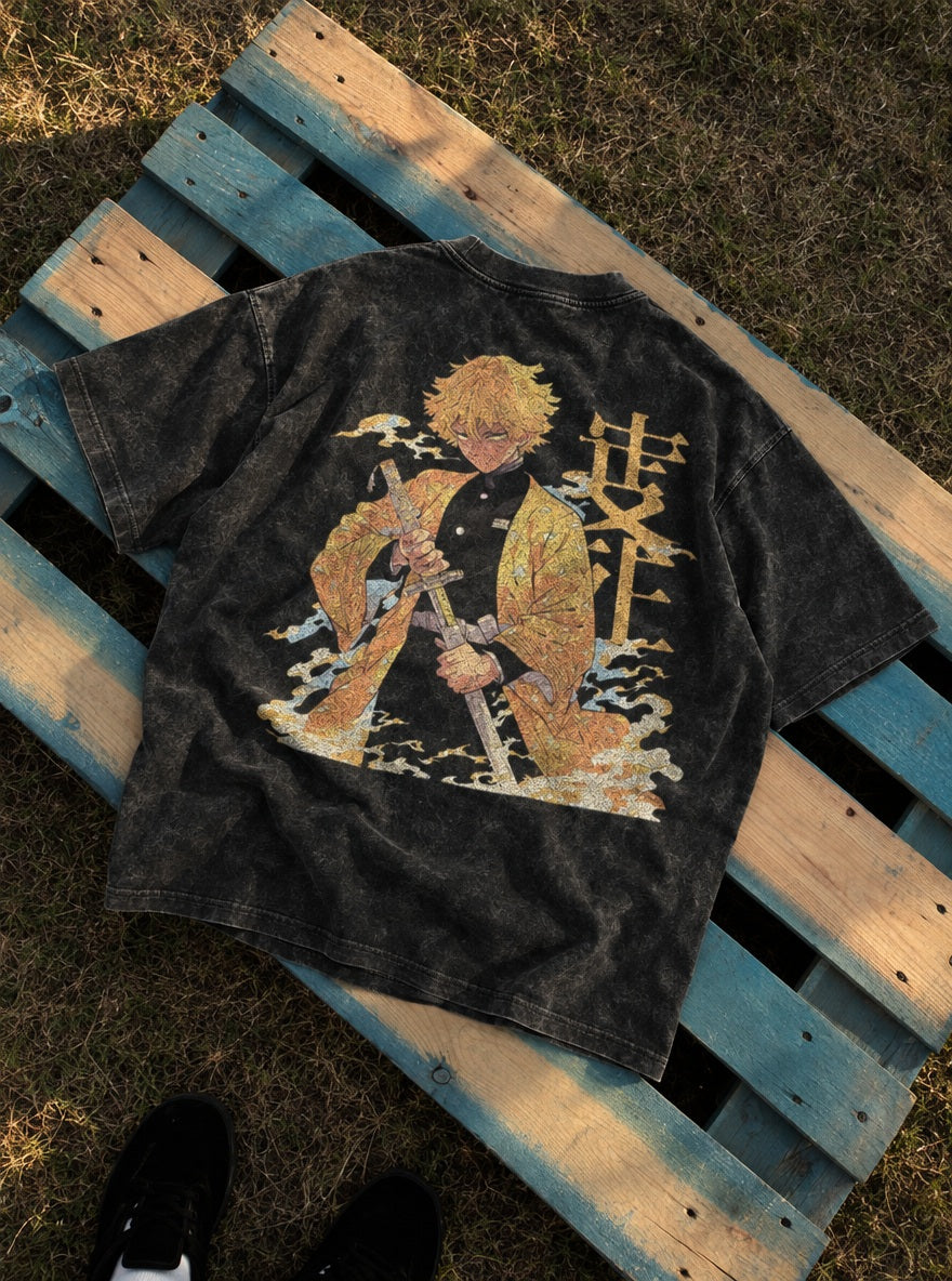 Thunderclap – T-Shirt – flat-lay | Demon Slayer