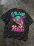 Bulma's Arcade – T-Shirt – flat-lay | Dragon Ball