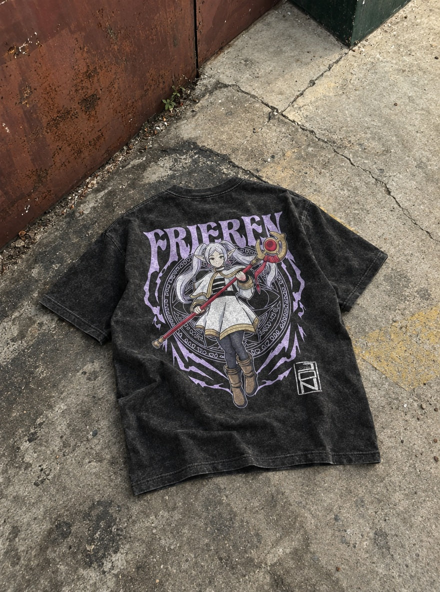 Frieren Magic Circle – T-Shirt – flat-lay | Frieren