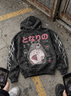 Totoro Anatomy – Hoodie – flat-lay | Ghibli