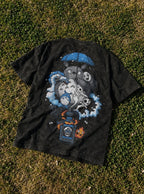 Totoro Umbrella – T-Shirt – flat-lay | Ghibli