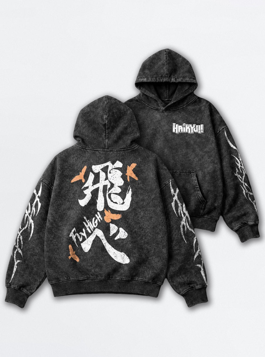 Fly High Brush – Hoodie – mockup | Haikyuu