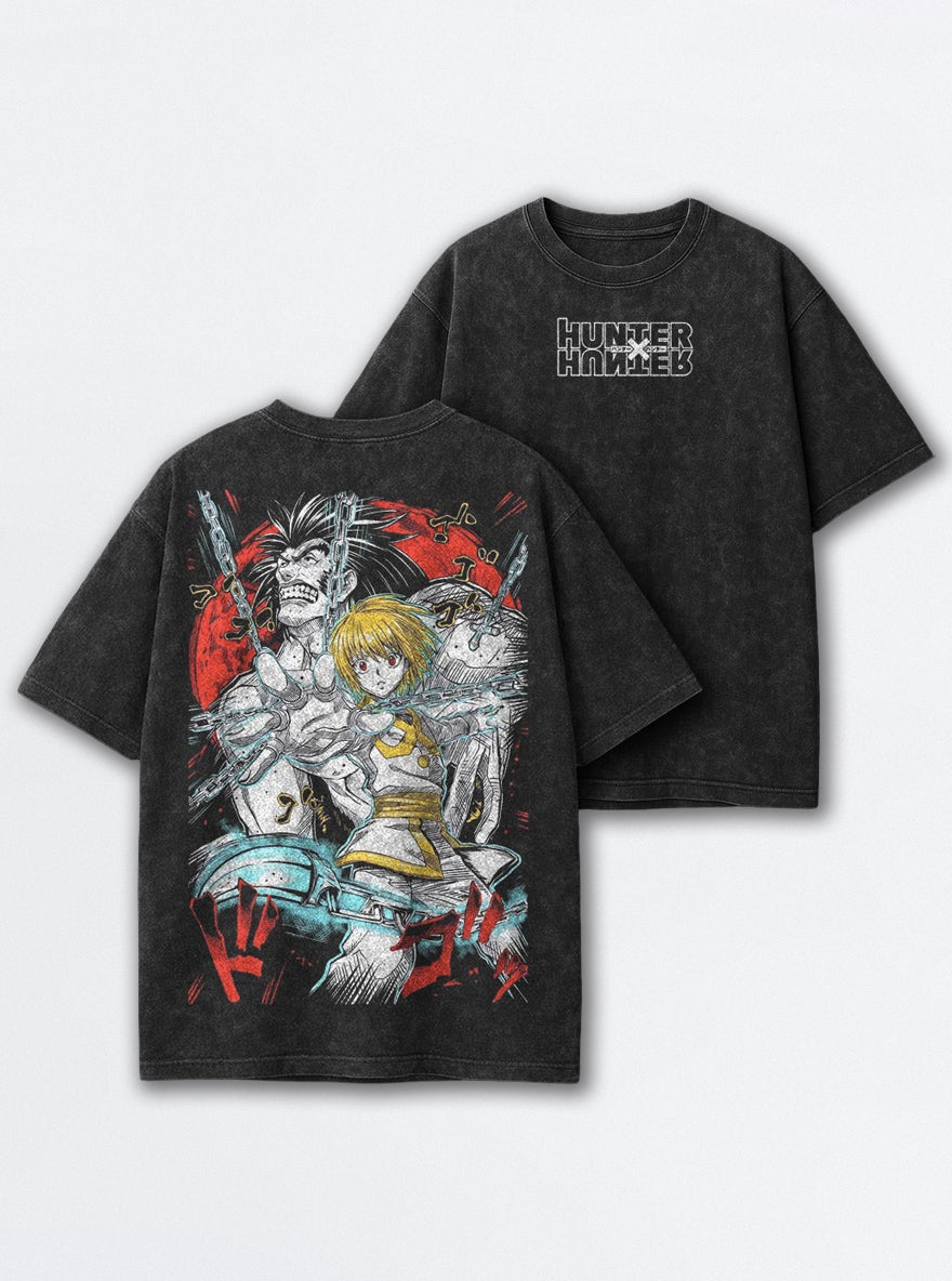 Kurapika vs Uvogin – T-Shirt – mockup | Hunter x Hunter