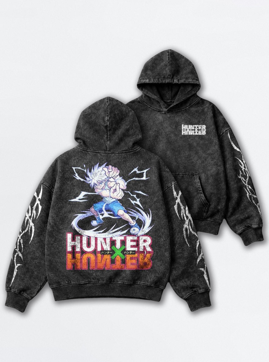 Killua Lightning Logo – Hoodie – mockup | Hunter x Hunter