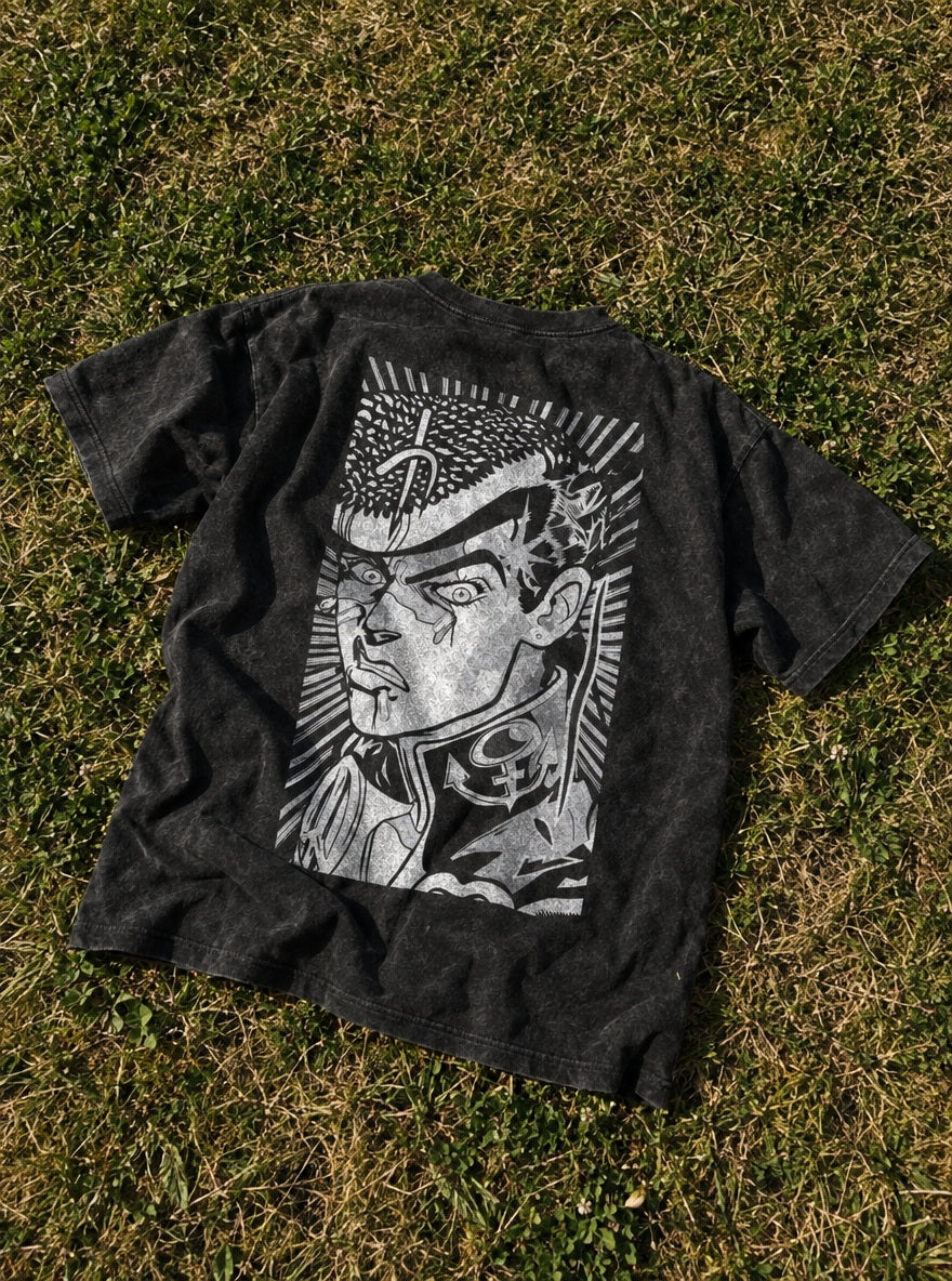 Josuke Higashikata – T-Shirt – flat-lay | JoJo