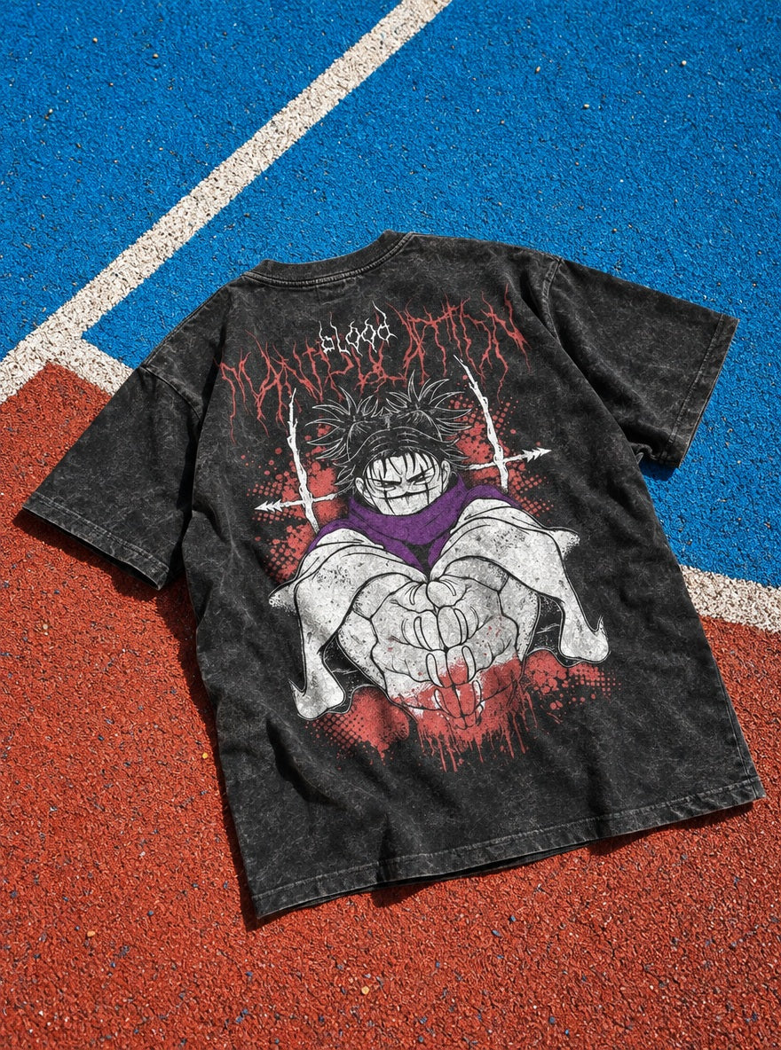 Choso Blood Manipulation – T-Shirt – flat-lay | Jujutsu Kaisen