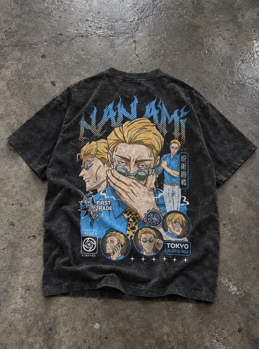 Kento Nanami – T-Shirt – flat-lay | Jujutsu Kaisen