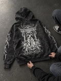 Malevolent Shrine – Hoodie – flat-lay | Jujutsu Kaisen