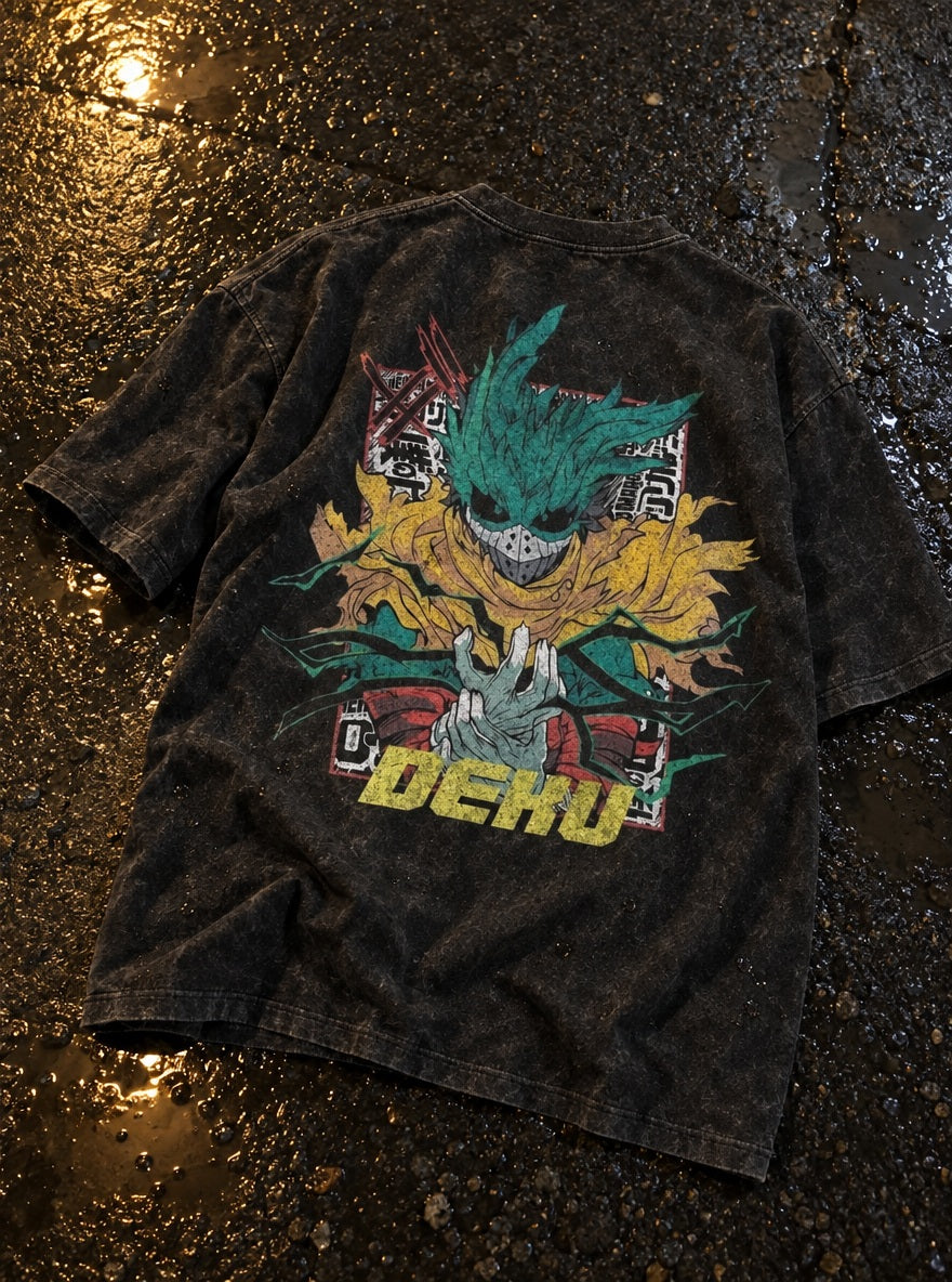 Vigilante Deku – T-Shirt – flat-lay | My Hero Academia