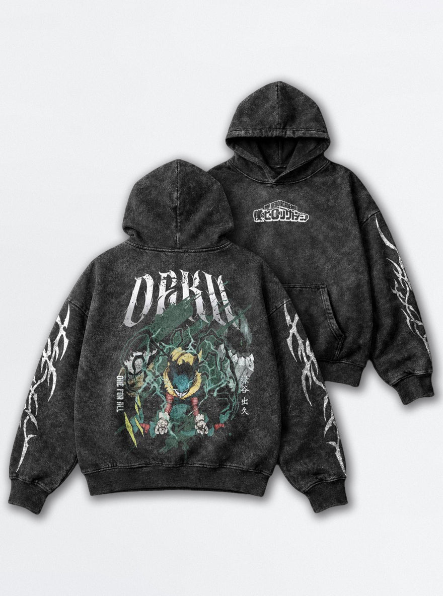 Dark Deku – Hoodie – mockup | My Hero Academia