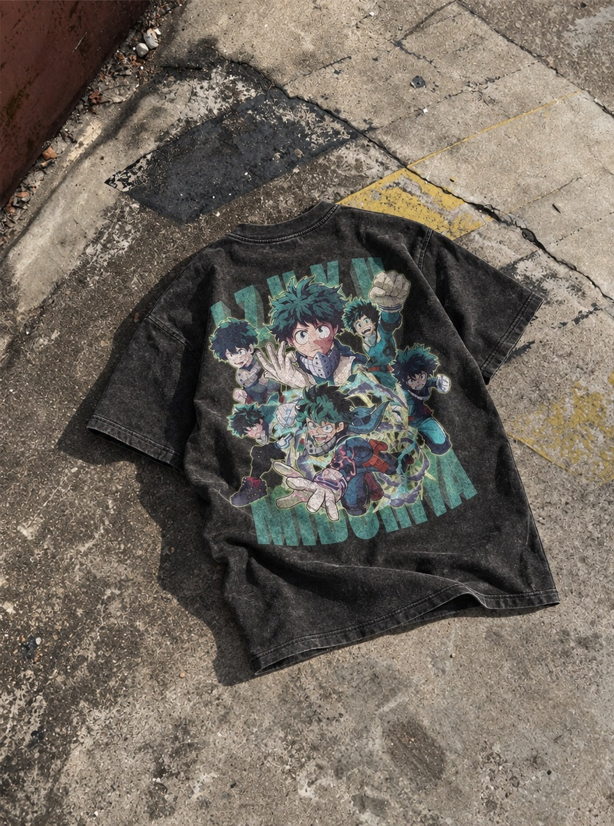 Izuku Midoriya – T-Shirt – flat-lay | My Hero Academia