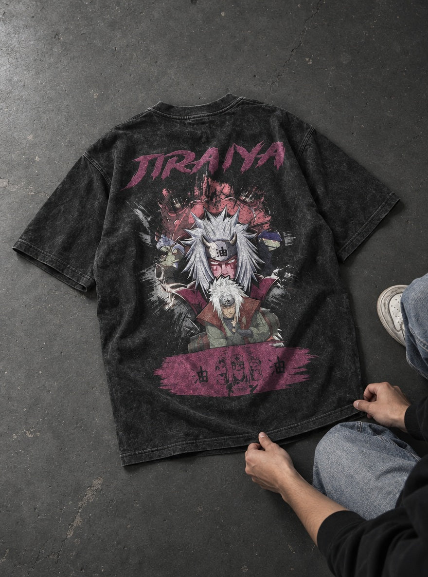 Jiraiya Toad Sage – T-Shirt – flat-lay | Naruto