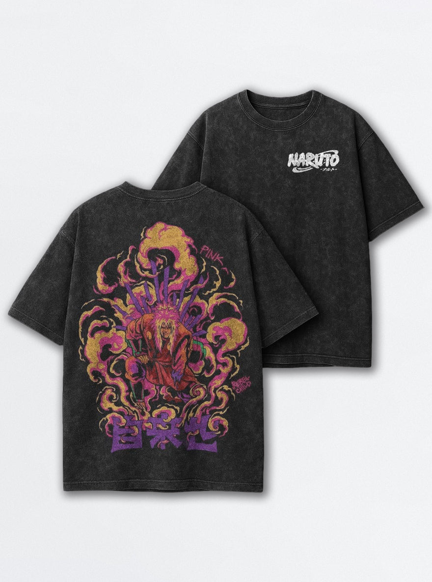Jiraiya's Last Stand – T-Shirt – mockup | Naruto
