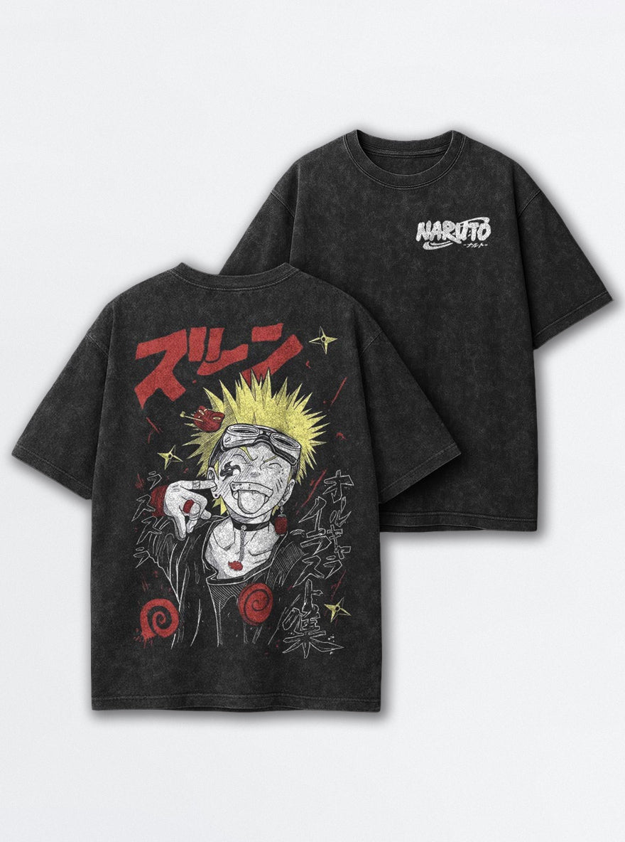 Naruto Taunt – T-Shirt – mockup | Naruto