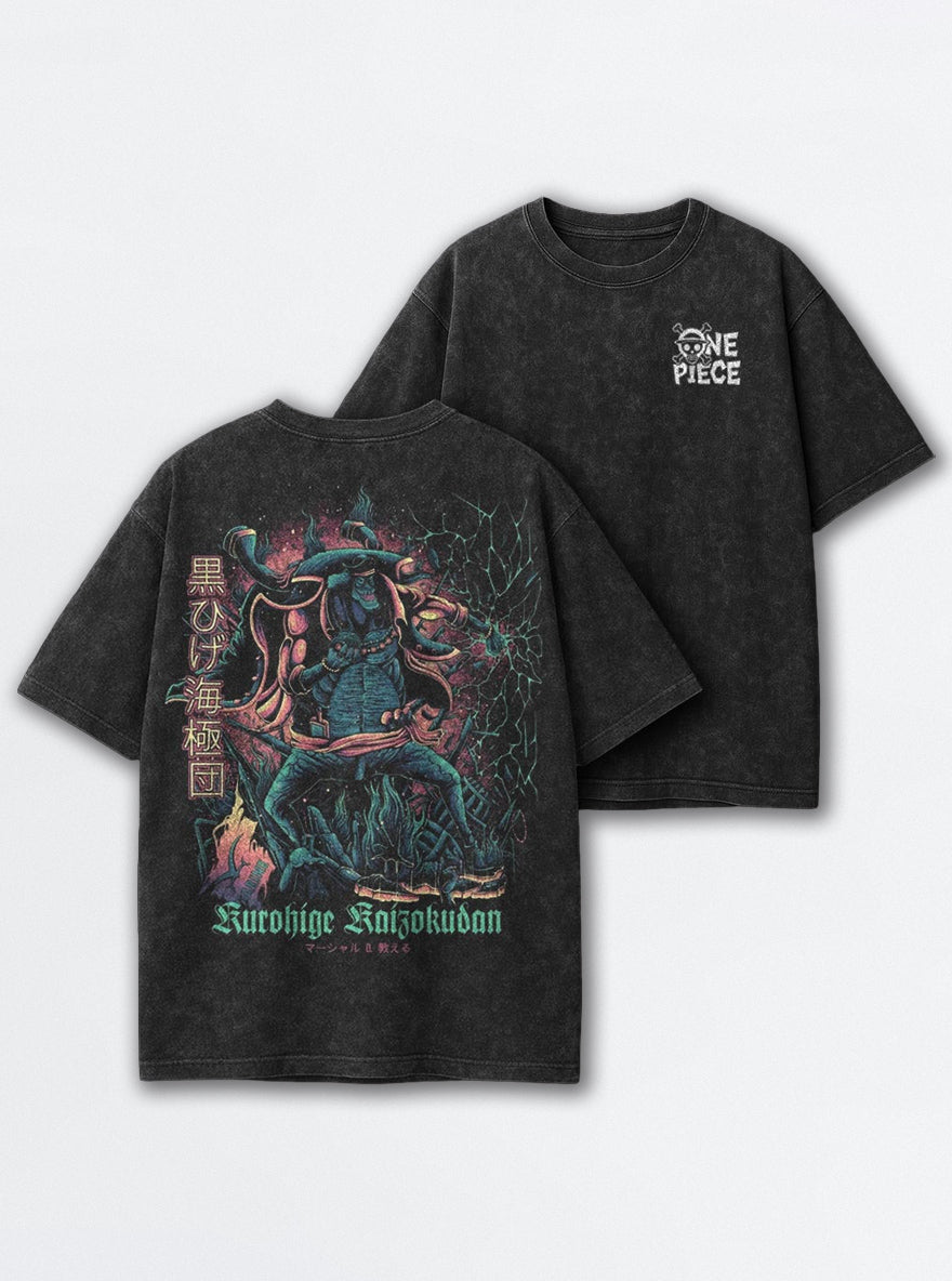 Blackbeard Pirates – T-Shirt – mockup | One Piece