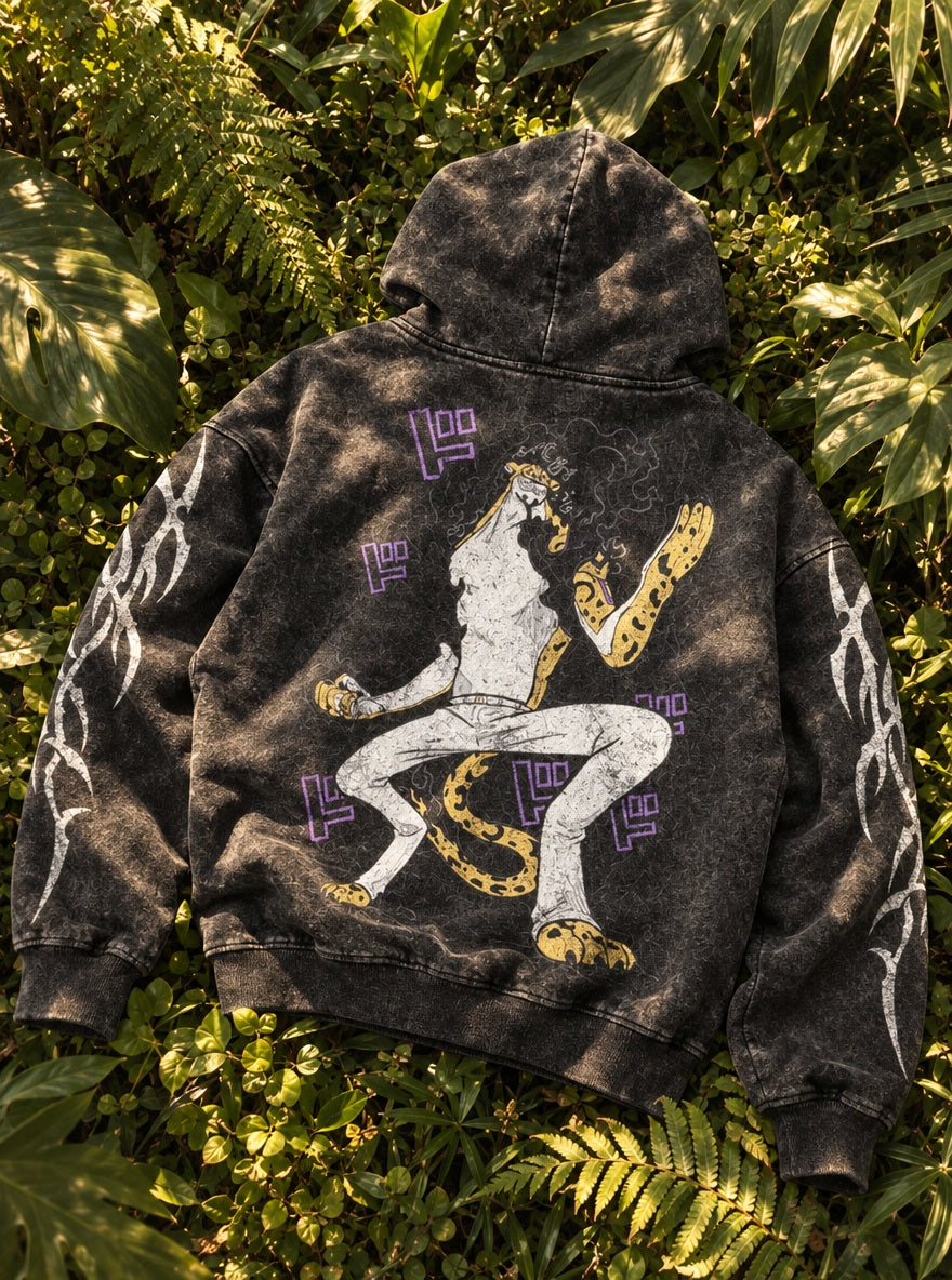 Leopard Lucci – Hoodie – flat-lay | One Piece