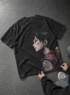 Tattooed Luffy – T-Shirt – flat-lay | One Piece