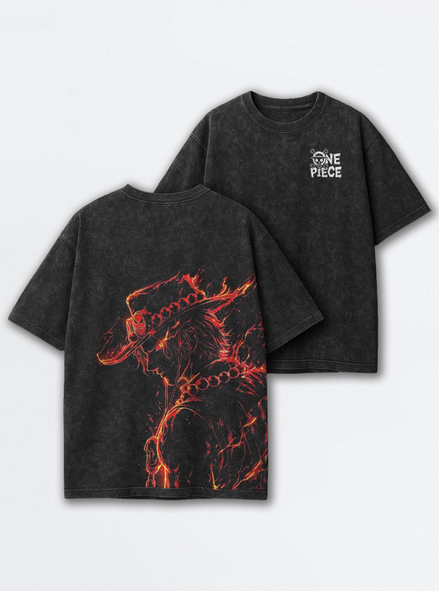 Ace Blaze – T-Shirt – mockup | One Piece