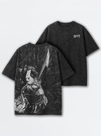Ink Slash – Black T-Shirt – mockup | Demon Slayer