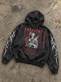 Musashi Red Echo – Hoodie – flat-lay | Vagabond