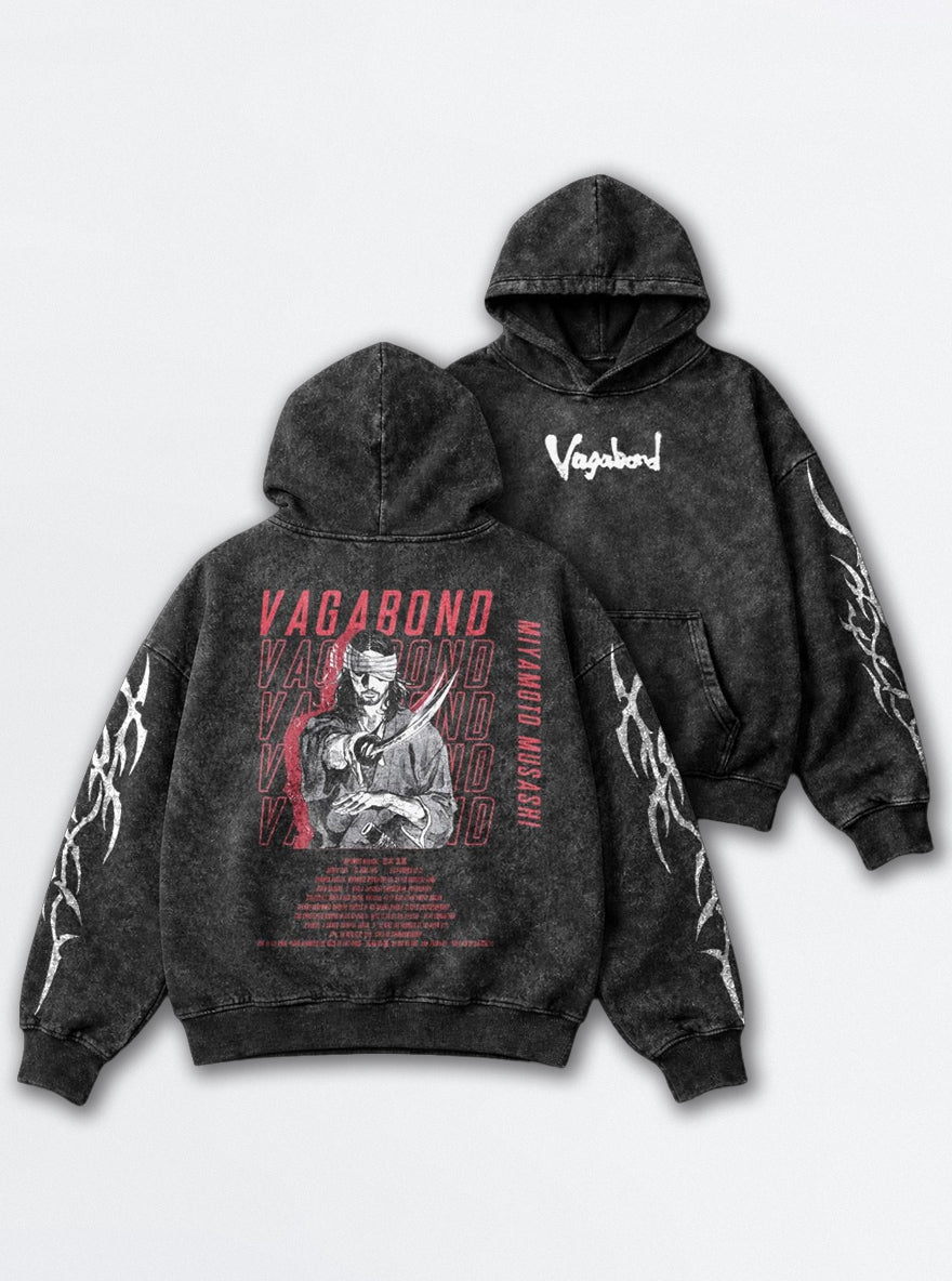 Musashi Red Echo – Hoodie – mockup | Vagabond
