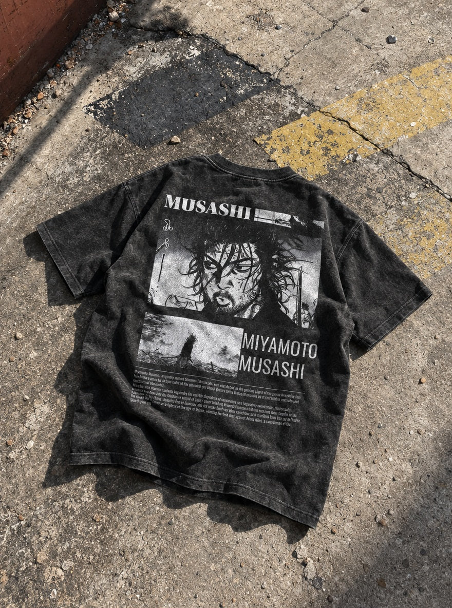 Musashi Bio – T-Shirt – flat-lay | Vagabond